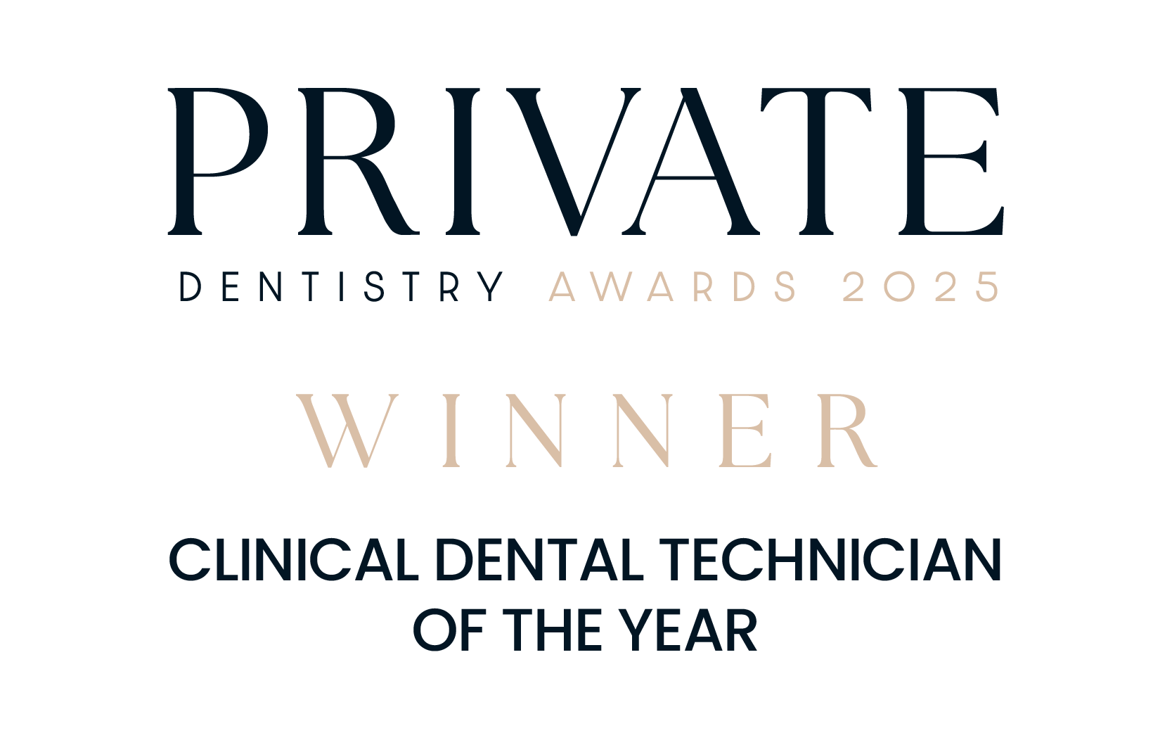 Private Dentistry Awards 2025 - Clinical Dental Technician of the Year Winner